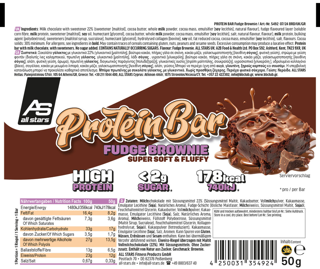 ALL STARS PROTEIN BAR SOFT & FLUFFY