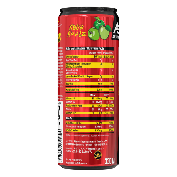 ALL STARS Raw Energy Drink - 330ml