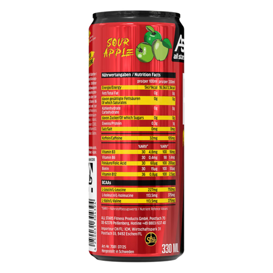 ALL STARS Raw Energy Drink - 330ml